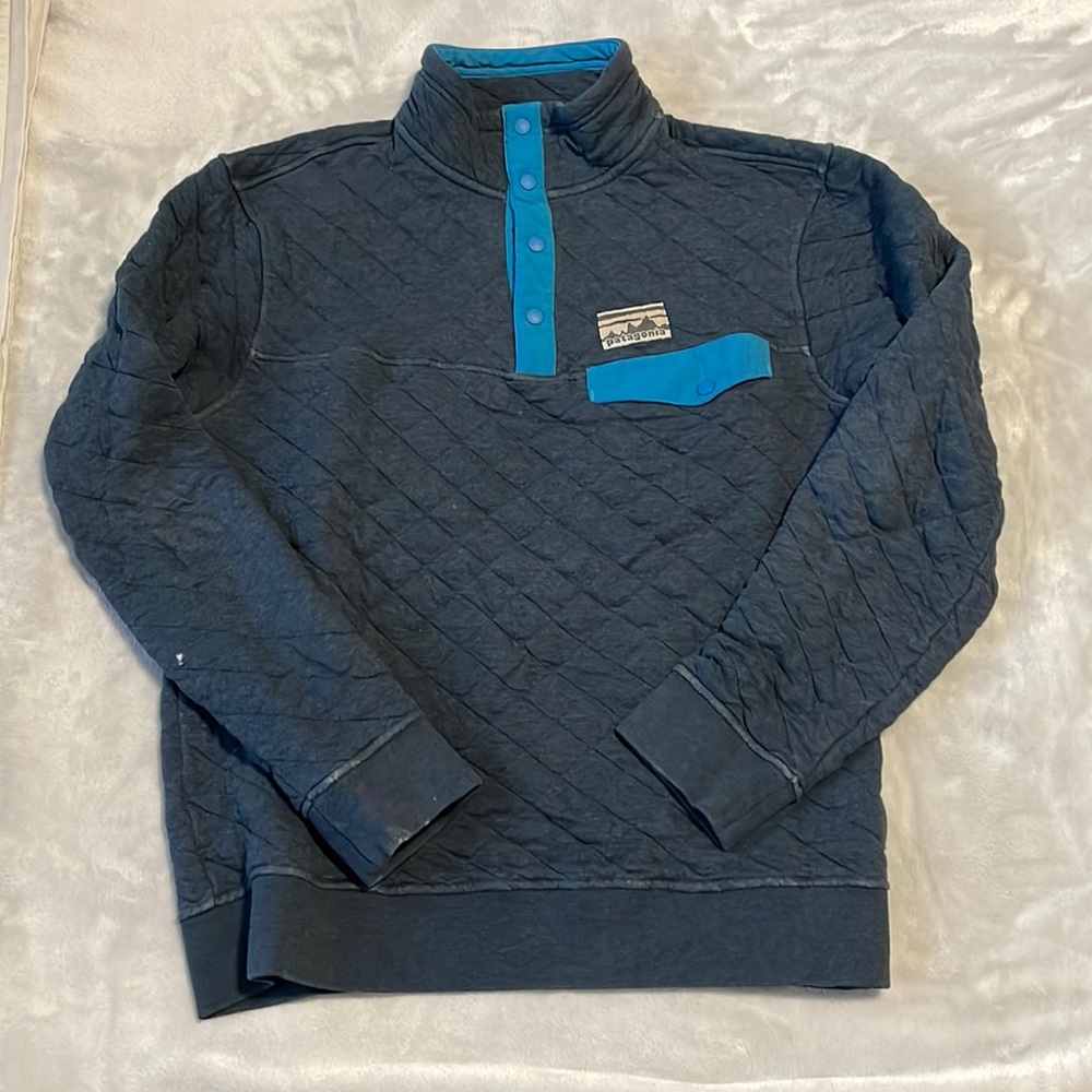 Patagonia quilted crew neck